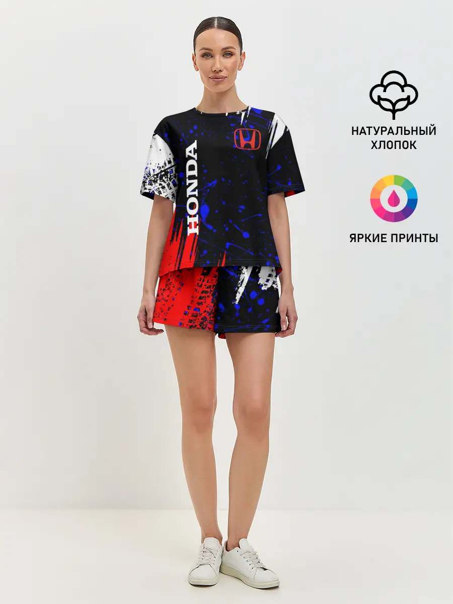 Женская пижама с шортами / HONDA.