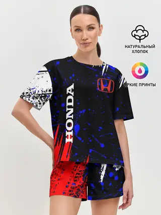 Женская пижама с шортами / HONDA.