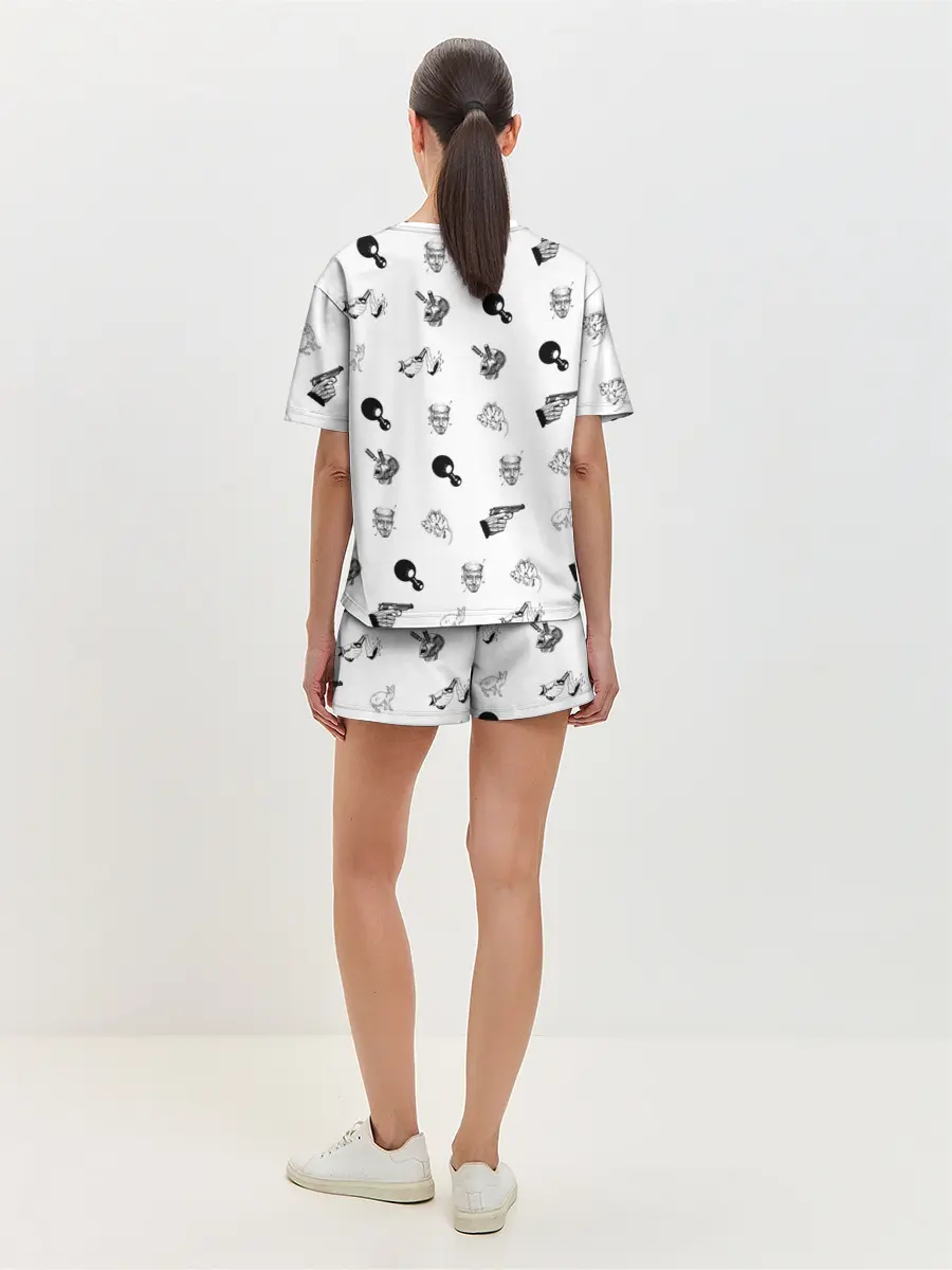 Женская пижама с шортами / Кровосток | Паттерн