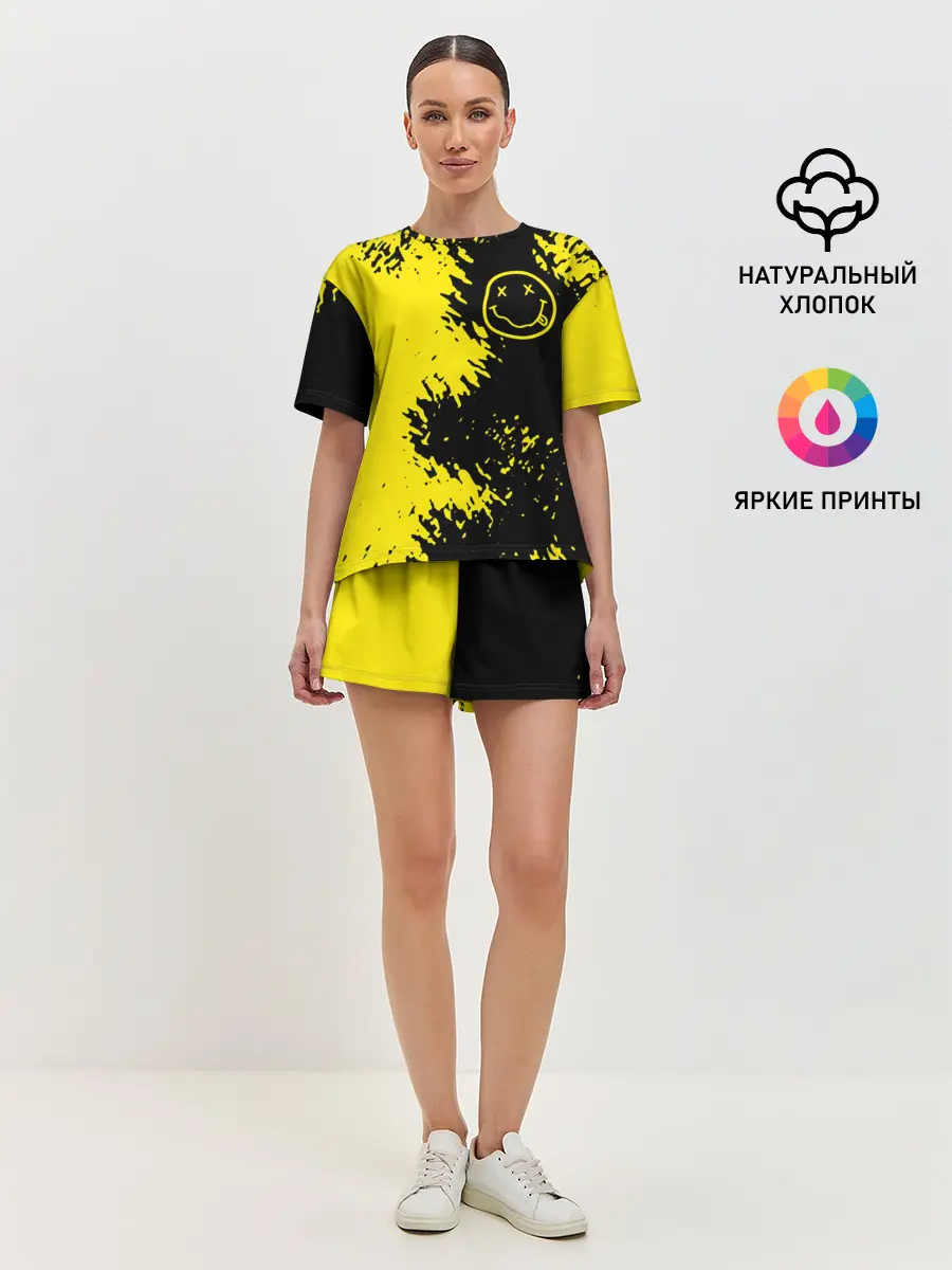 Женская пижама с шортами / NIRVANA.