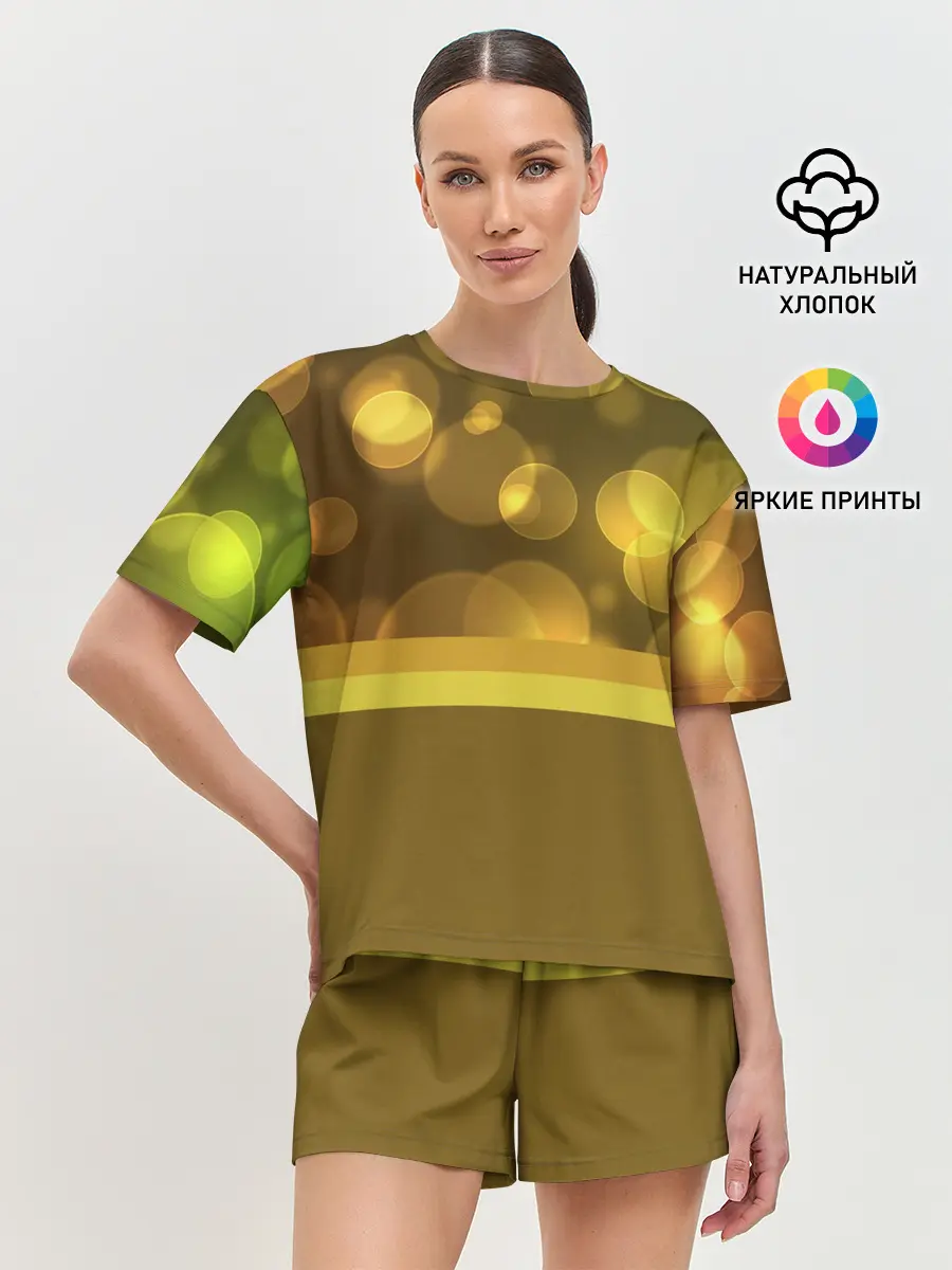 Женская пижама с шортами / Блики