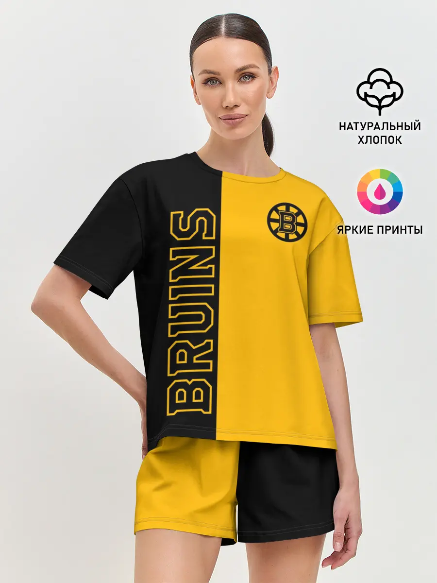 Женская пижама с шортами / NHL BOSTON BRUINS