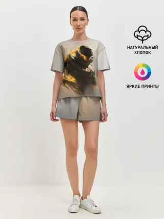 Женская пижама с шортами / Spartan in hell | Halo