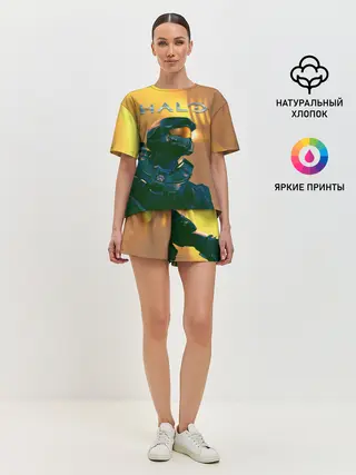 Женская пижама с шортами / Мастер Чиф | Halo