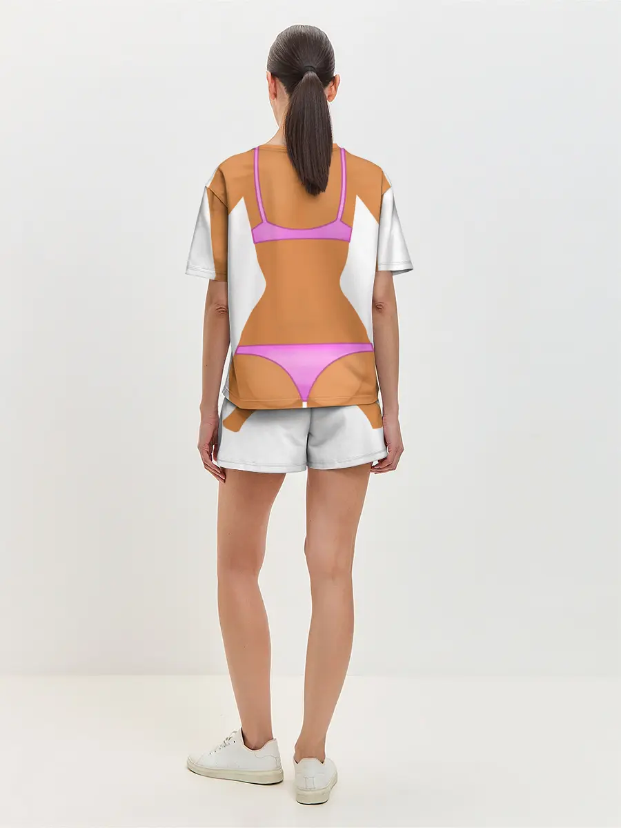 Женская пижама с шортами / Tanned body