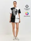 Женская пижама с шортами / SkullRose Sketch