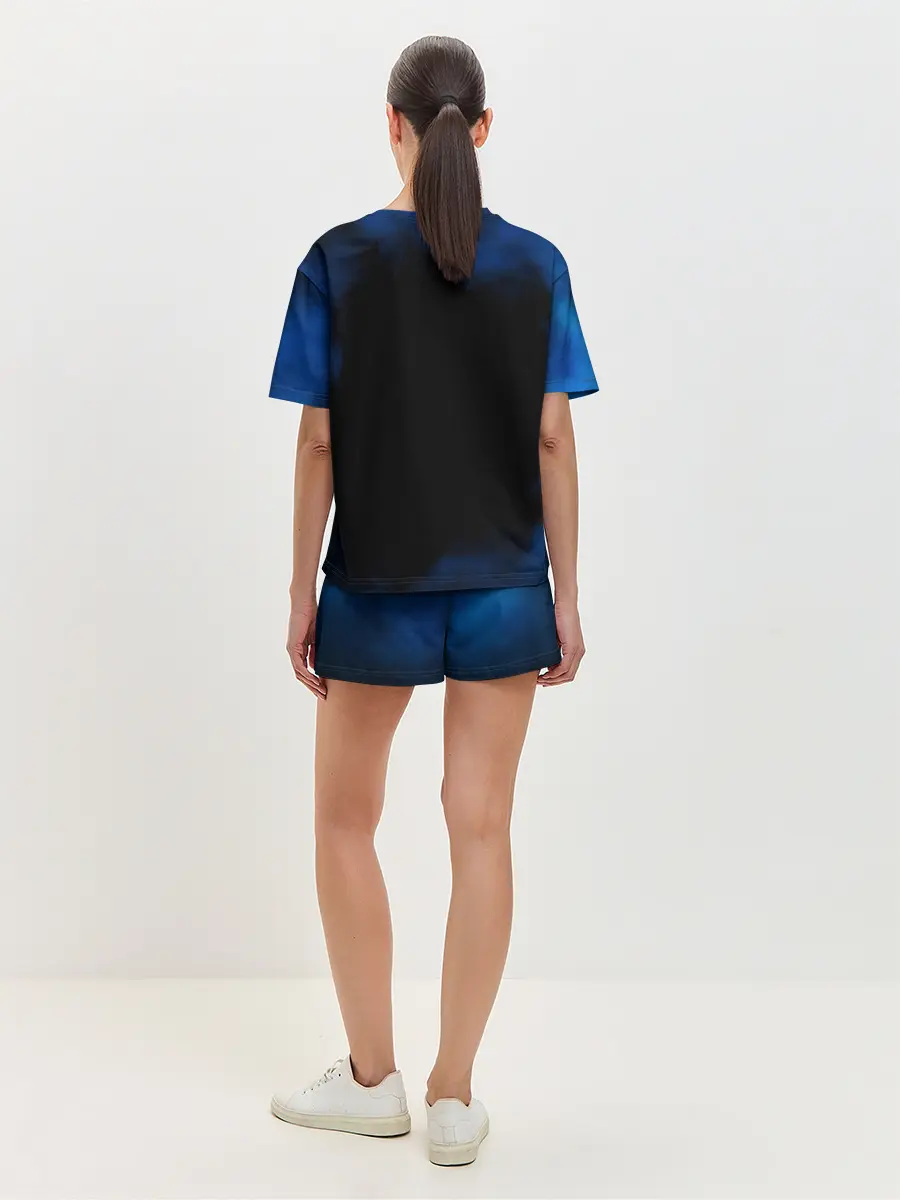 Женская пижама с шортами / Giyu Tomioka Kimetsu no Yaiba