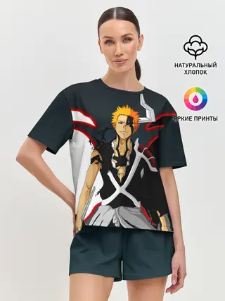 Женская пижама с шортами / Блич Ичиго Куросаки
