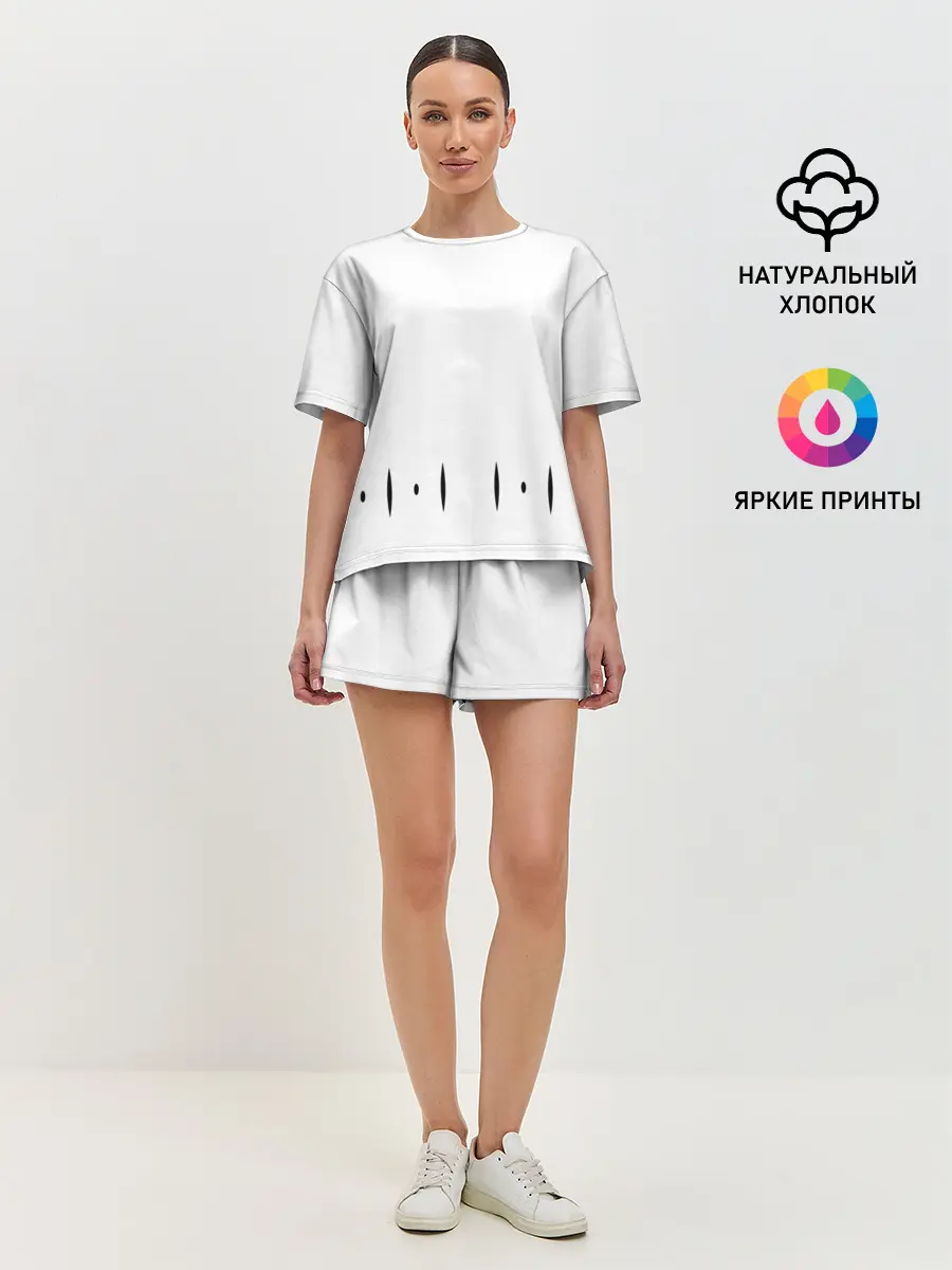 Женская пижама с шортами / ФОРМА КАПИТАНА ГОТЕЙ 13 СПИНА