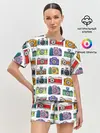 Женская пижама с шортами / Фотоаппараты