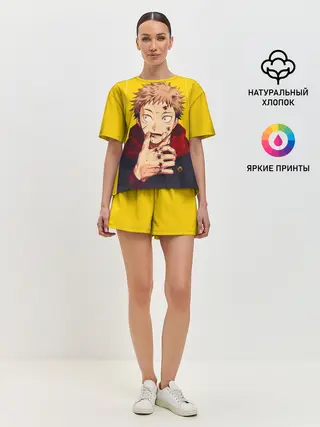 Женская пижама с шортами / Магическая битва | Jujutsu kai