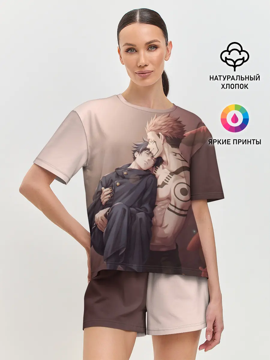 Женская пижама с шортами / Магическая битва | Jujutsu kai