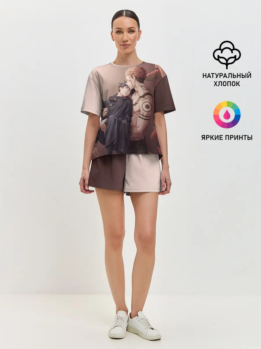 Женская пижама с шортами / Магическая битва | Jujutsu kai