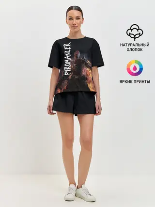 Женская пижама с шортами / Pyromancer