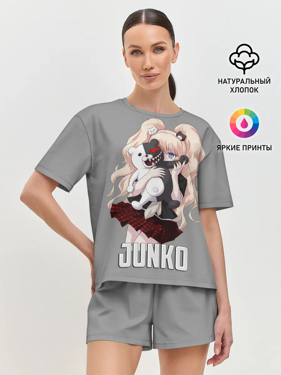Женская пижама с шортами / MONOKUMA / JUNKO