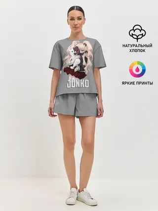 Женская пижама с шортами / MONOKUMA / JUNKO
