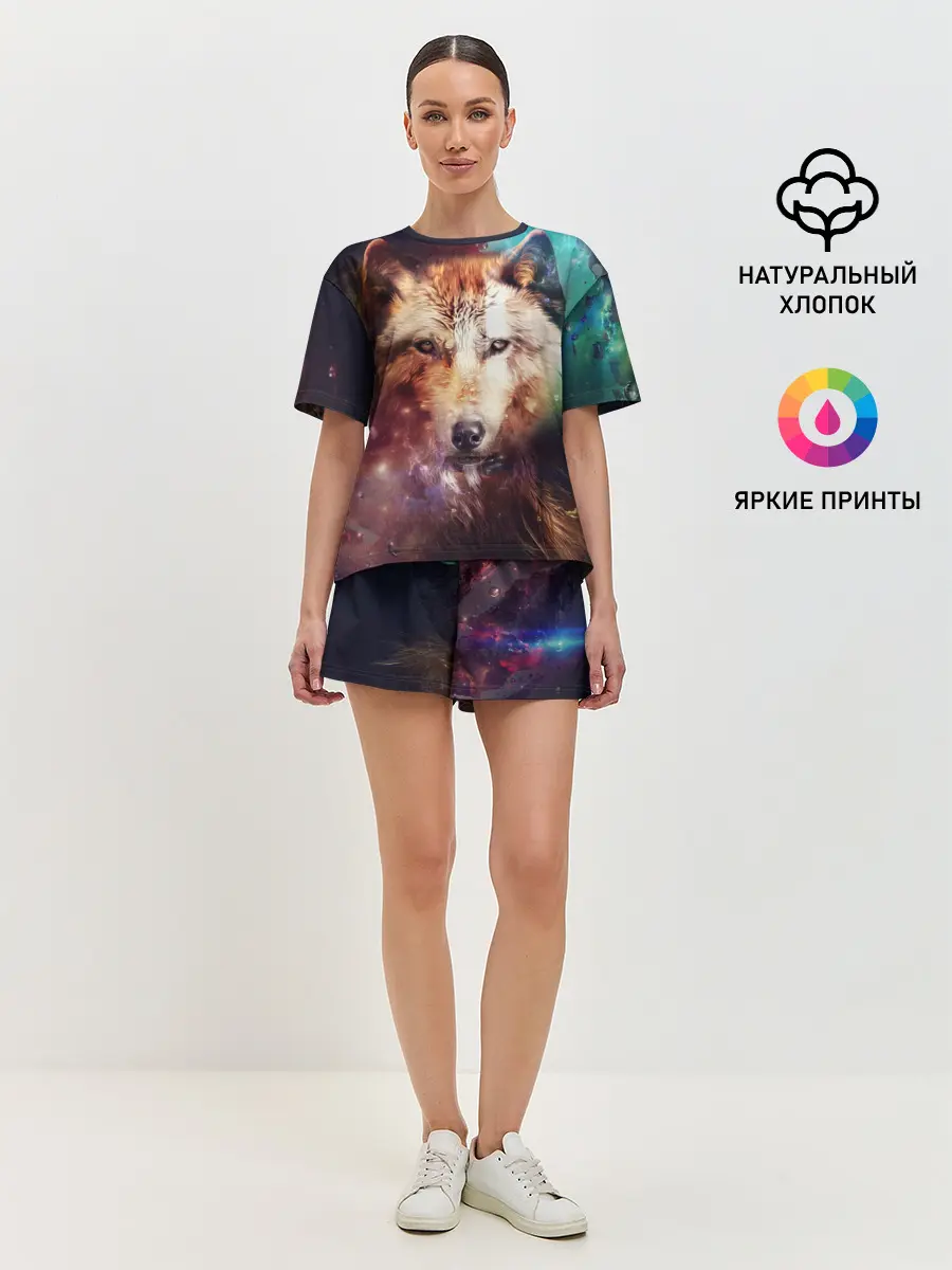 Женская пижама с шортами / WOLF