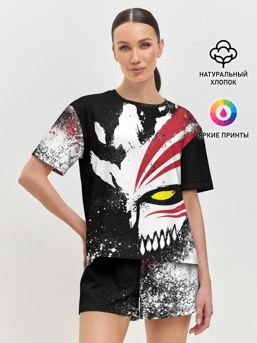 Женская пижама с шортами / БЛИЧ МАСКА | BLEACH