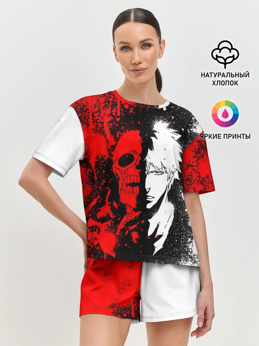 Женская пижама с шортами / ИЧИГО БЛИЧ | ICHIGO BLEACH