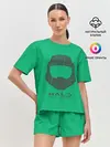 Женская пижама с шортами / Хэйло грин