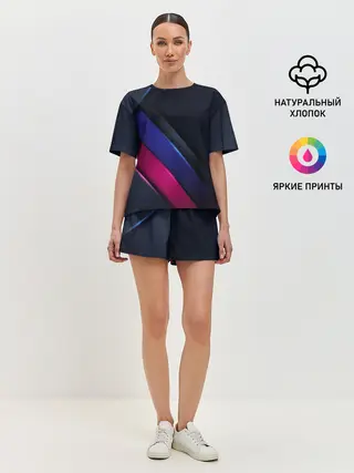 Женская пижама с шортами / Sport style 3d