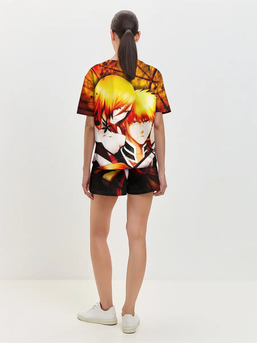 Женская пижама с шортами / Ичиго Куросаки и Орихиме Иноуэ