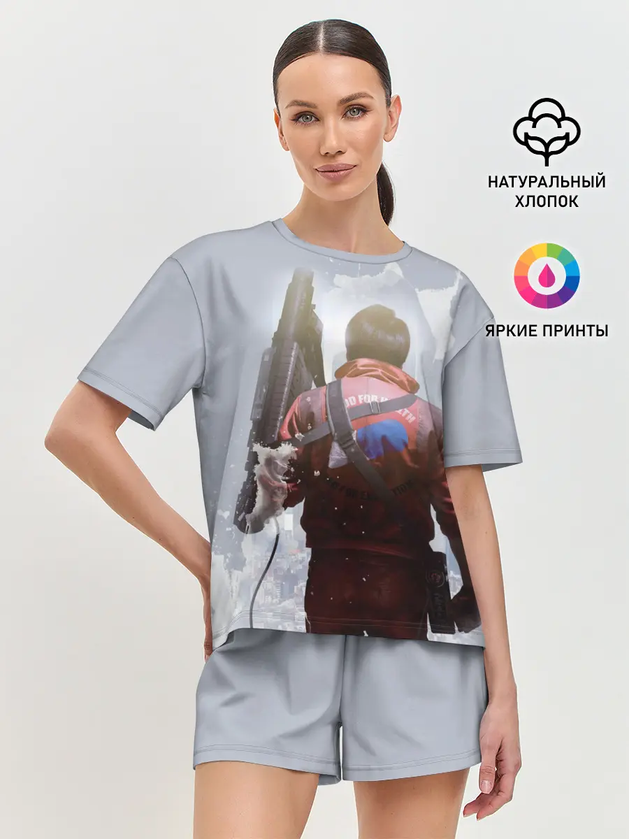 Женская пижама с шортами / Akira