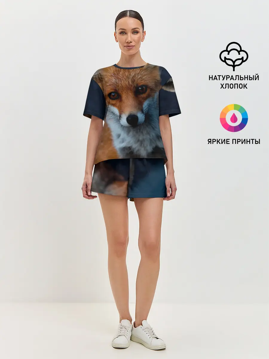 Женская пижама с шортами / Мудрая лиса
