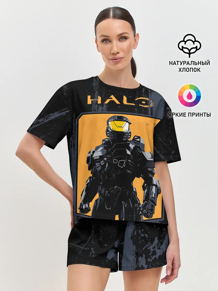 Женская пижама с шортами / Halo Chef