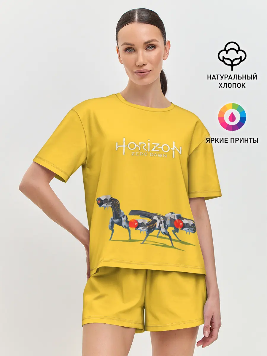 Женская пижама с шортами / Элой на охоте