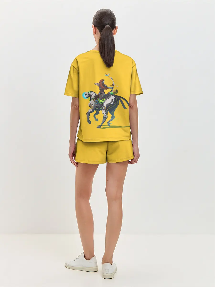 Женская пижама с шортами / Элой на охоте