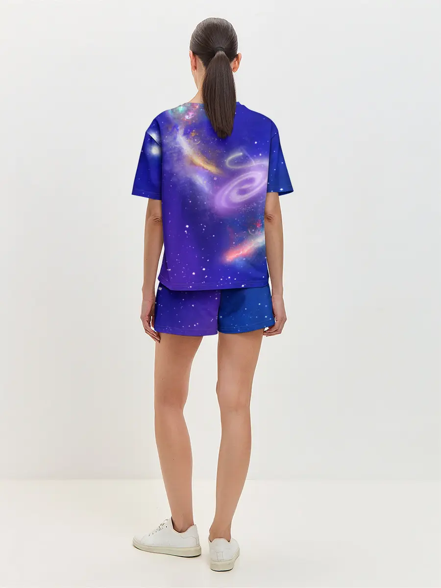 Женская пижама с шортами / КотоКосмос