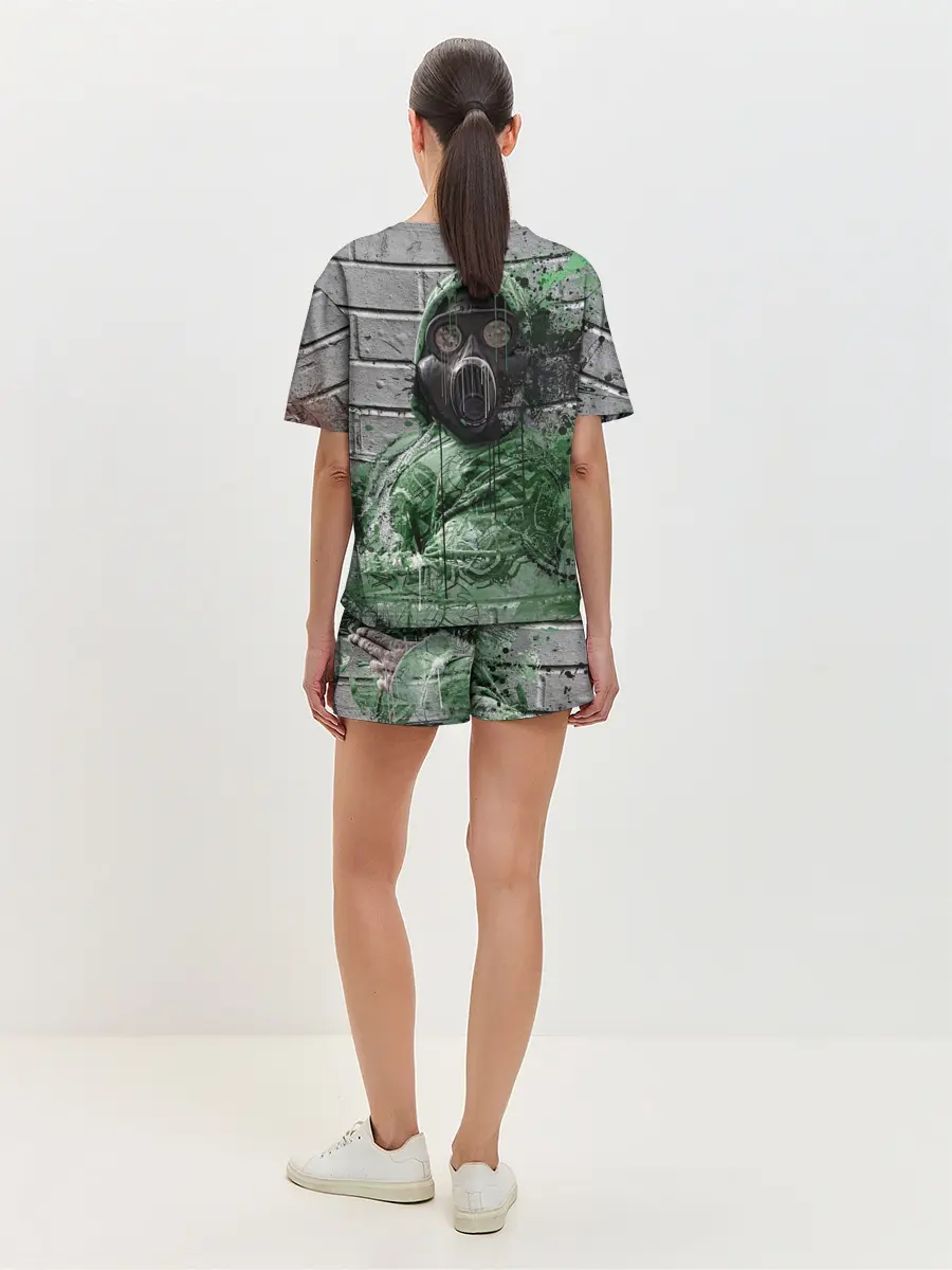 Женская пижама с шортами / Сталкер | Метро