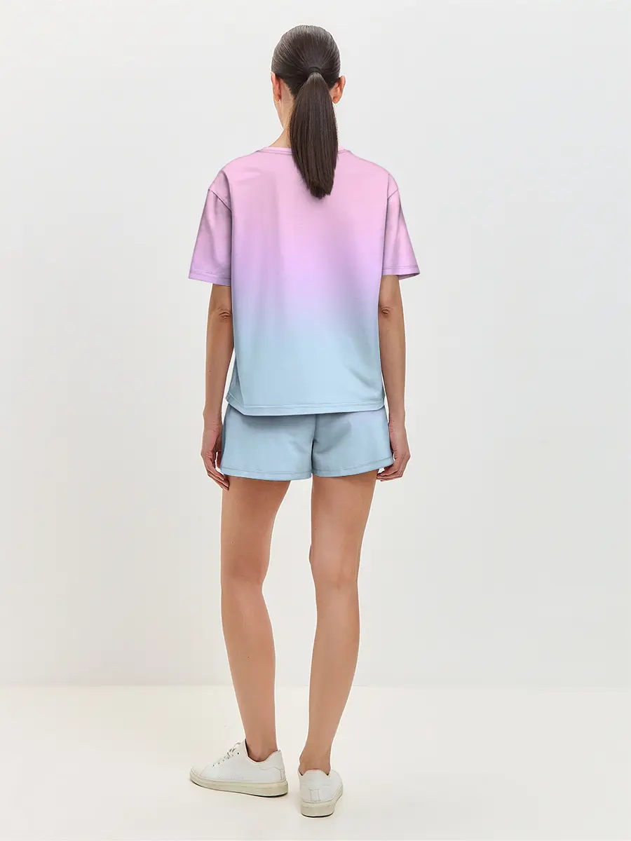 Женская пижама с шортами / Котенок в кармане