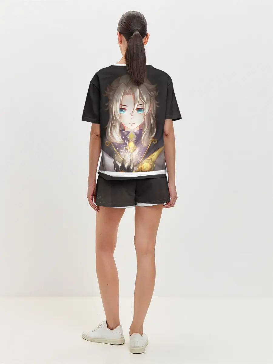 Женская пижама с шортами / Blue Eyes Albedo.