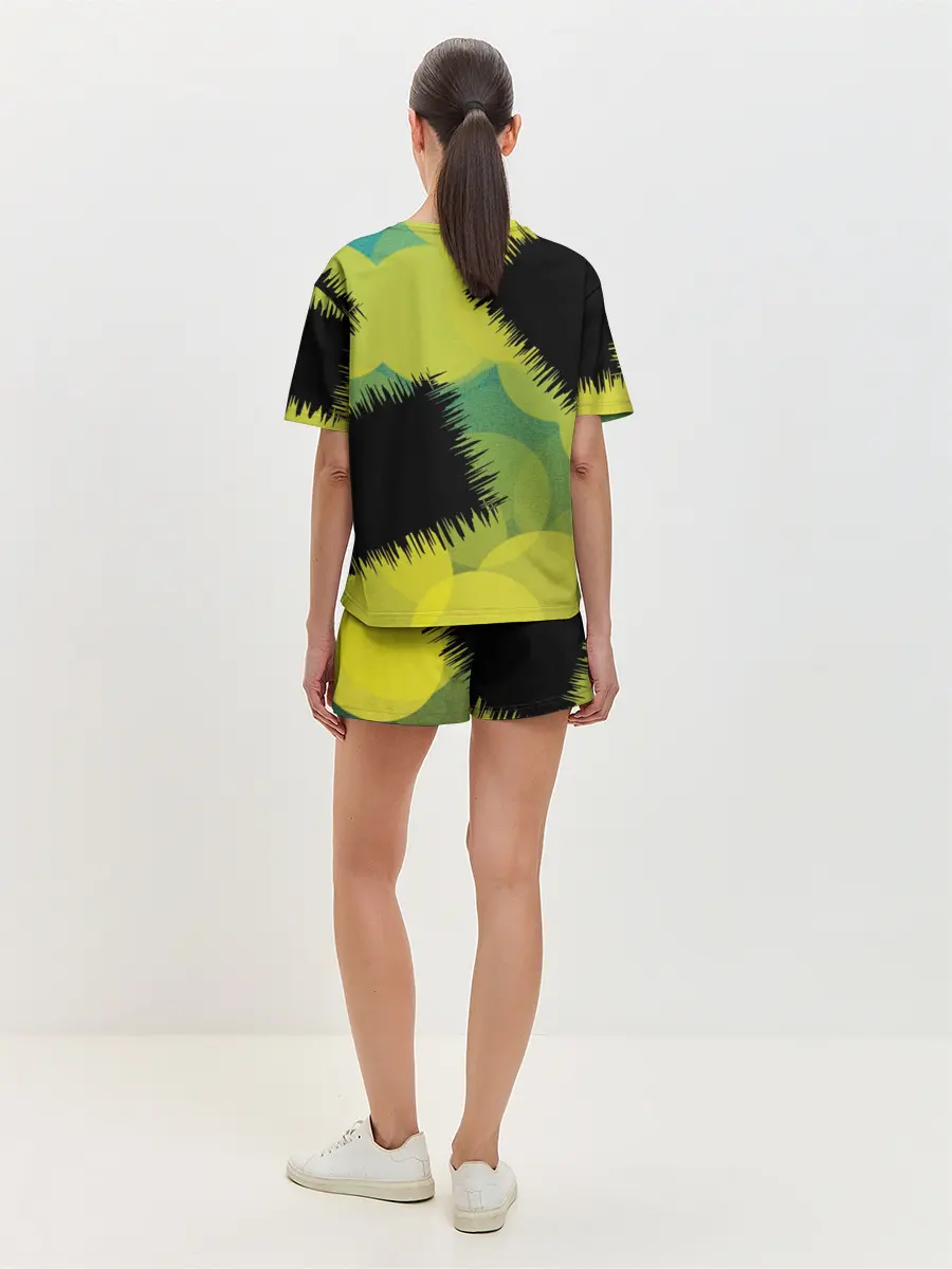 Женская пижама с шортами / Черные дыры