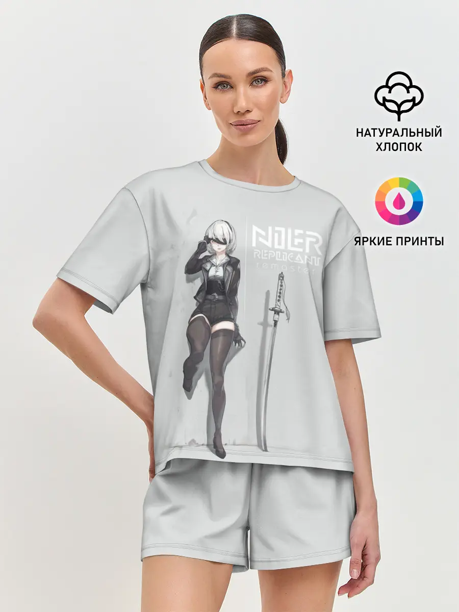 Женская пижама с шортами / NIER REPLICANT REMASTER