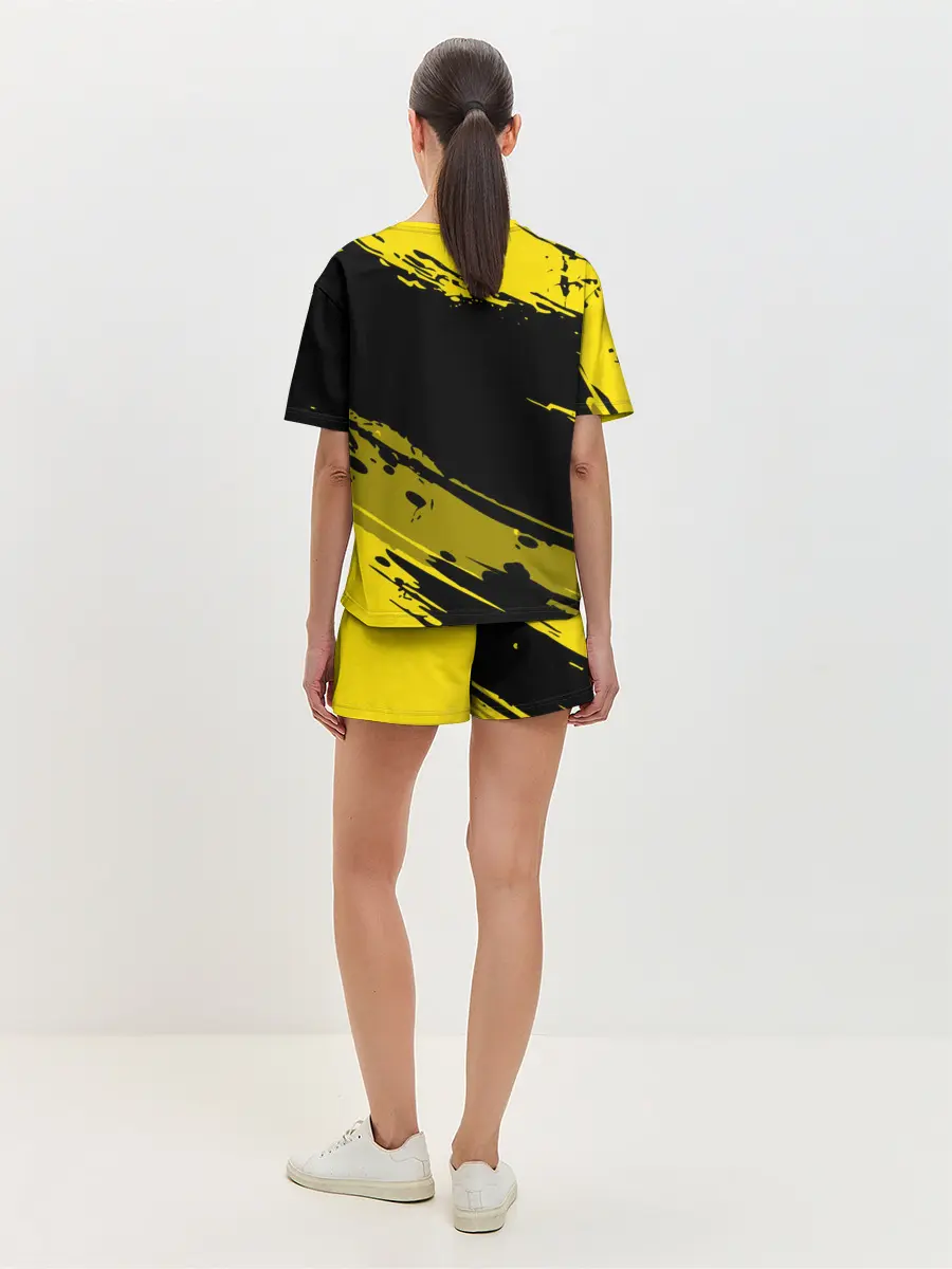 Женская пижама с шортами / Танджиро Камадо Kimetsu no Yaiba