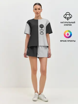 Женская пижама с шортами / EXO