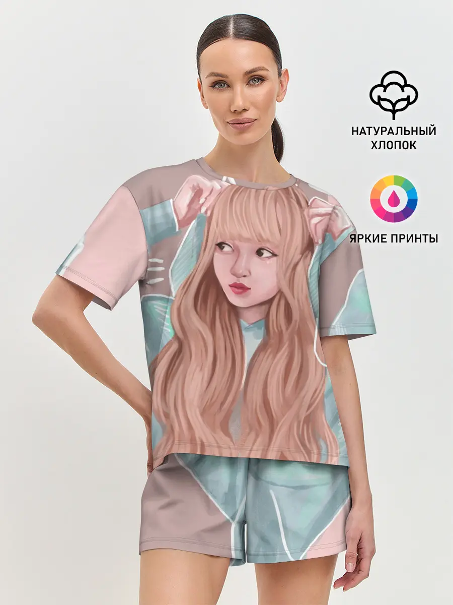 Женская пижама с шортами / Лиса Манобан