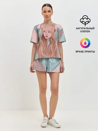 Женская пижама с шортами / Лиса Манобан