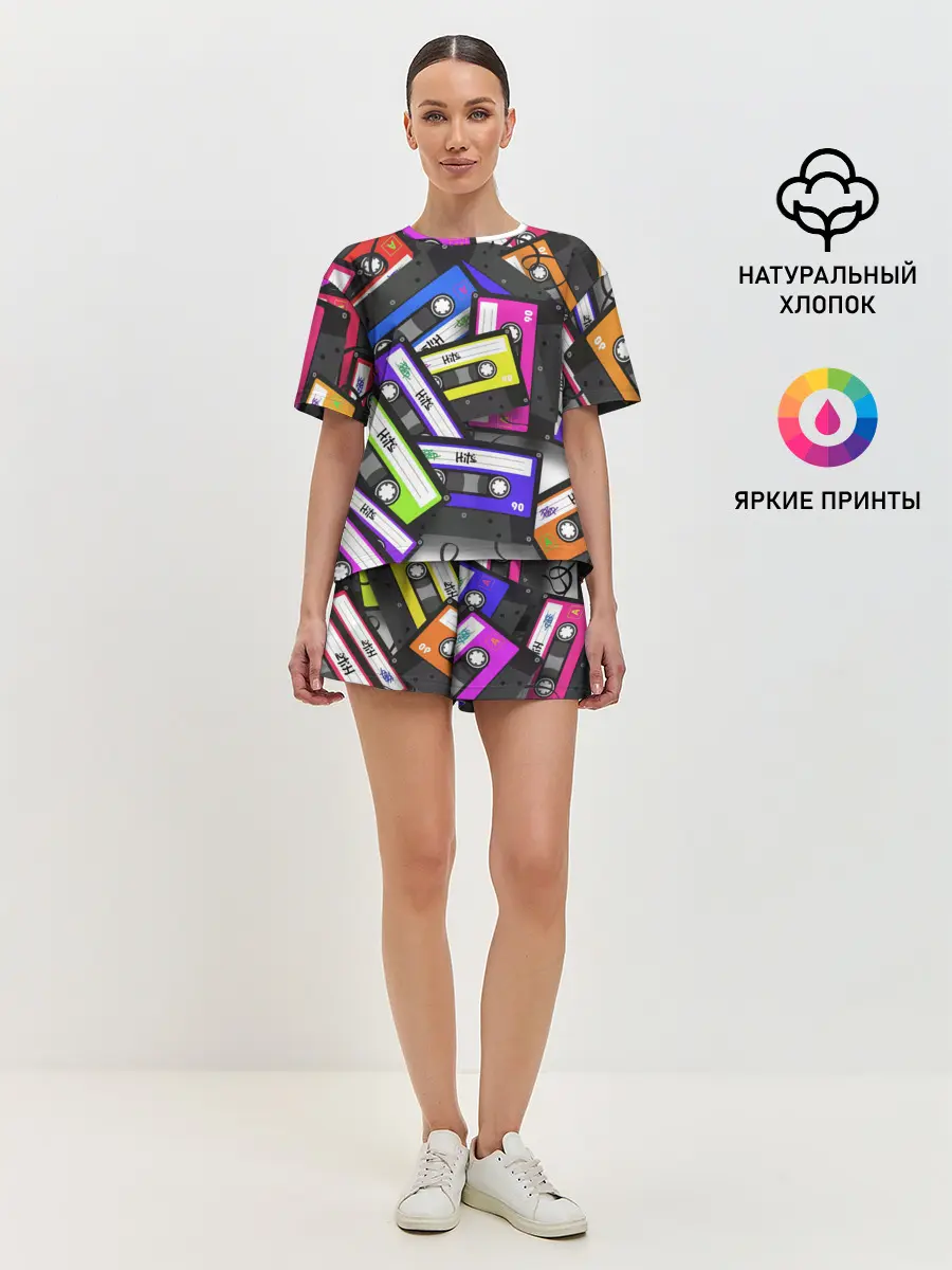 Женская пижама с шортами / OLD SCHOOL