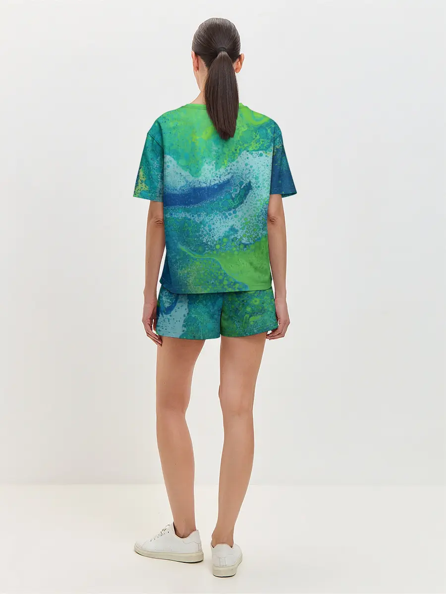 Женская пижама с шортами / Художественная Тина