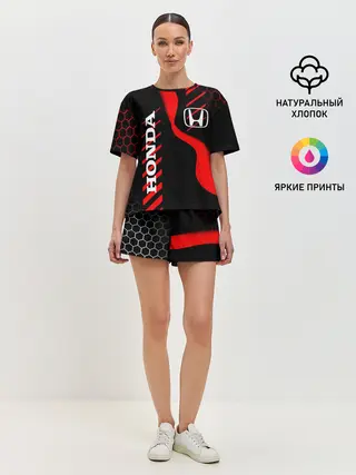 Женская пижама с шортами / HONDA / ХОНДА / СПОРТ