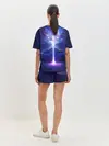 Женская пижама с шортами / Яркий взрыв в космосе
