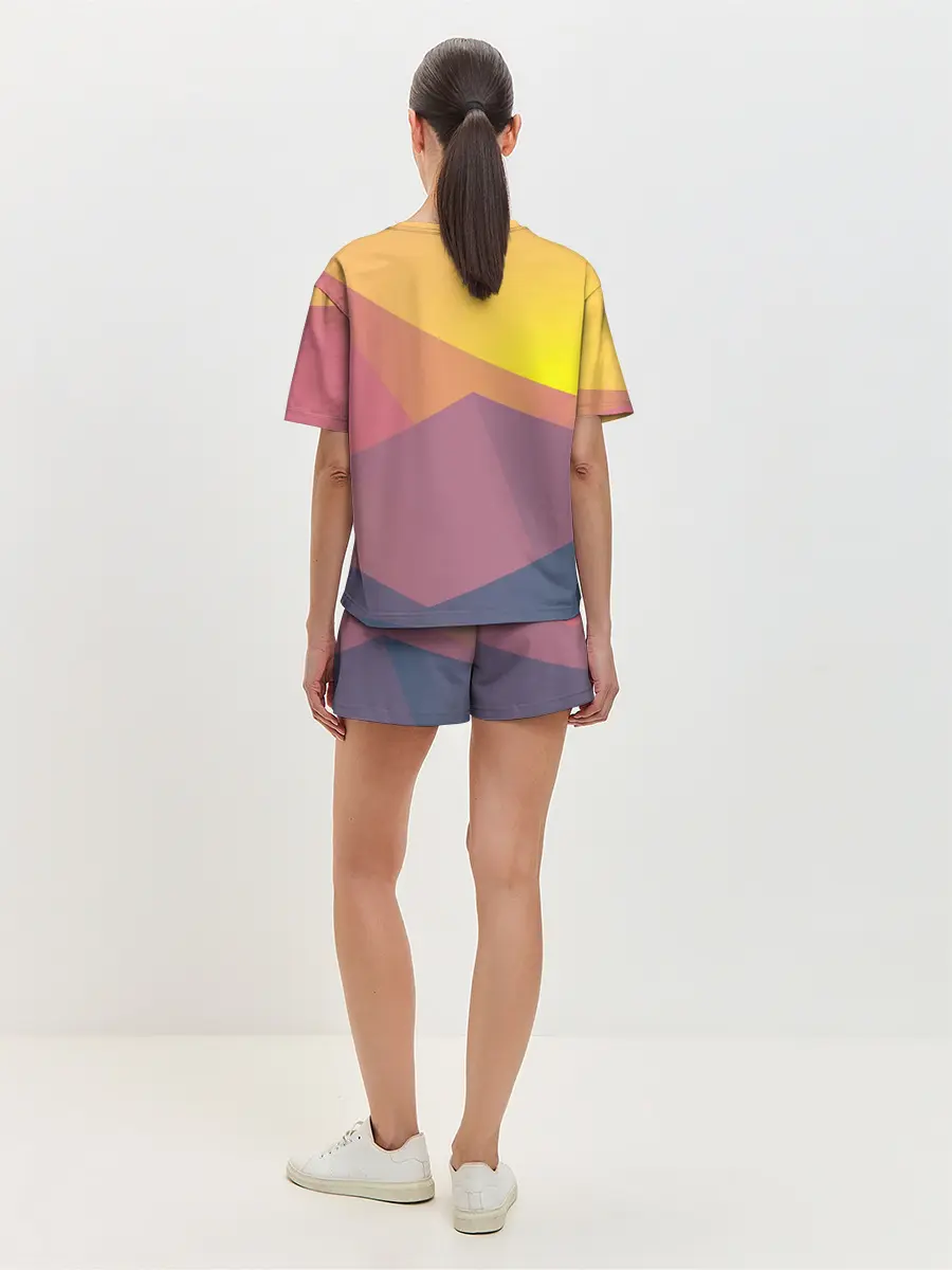 Женская пижама с шортами / Векторный Египет