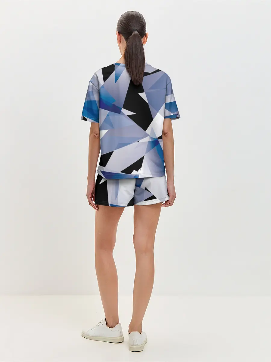 Женская пижама с шортами / Broken glass