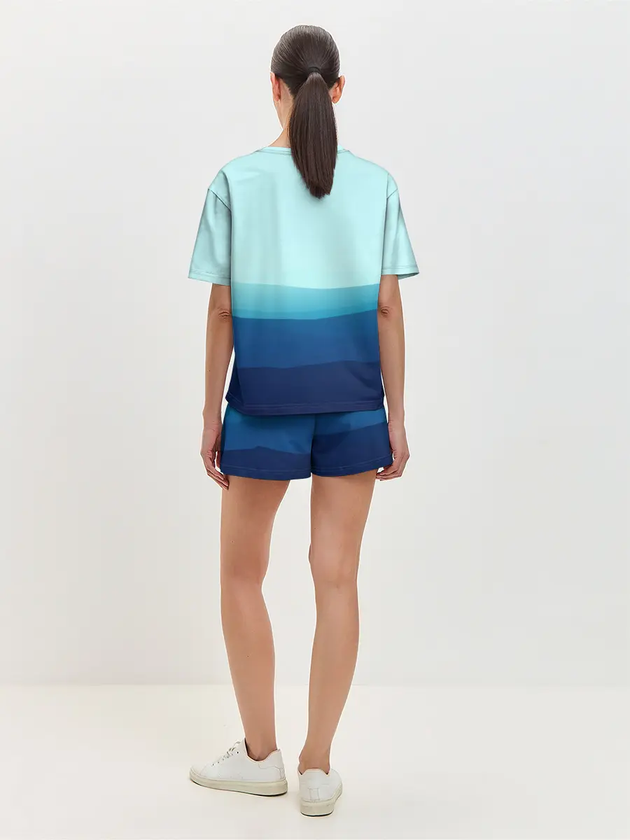 Женская пижама с шортами / Море