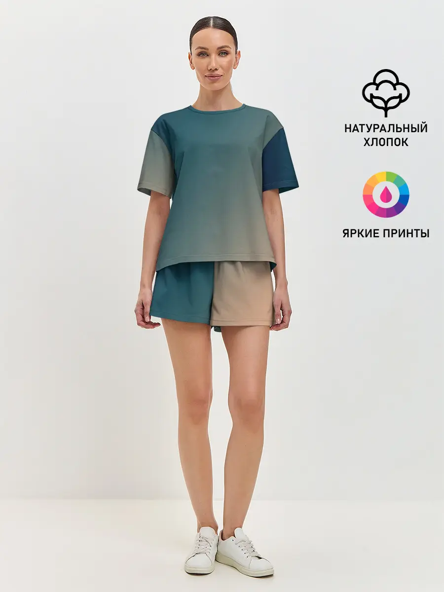 Женская пижама с шортами / Первые лучи солнца