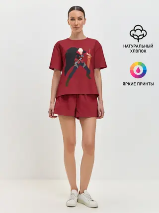 Женская пижама с шортами / Nero | DMC